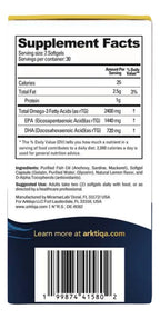 Arktiqa Naturals Advanced Omega-3 2400 mg | 60 cápsulas blandas