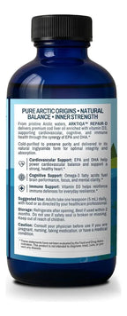 Arktiqa Naturals Repair-D Omega-3 + Vitamina D3 | Citrus 237 ml