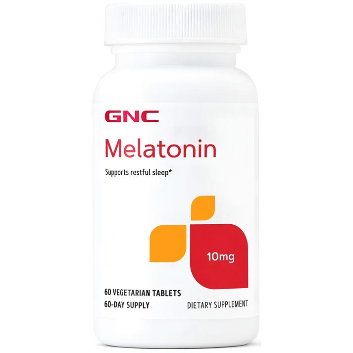 GNC Melatonina (60 Tabletas) – Soporte para el Sueño
