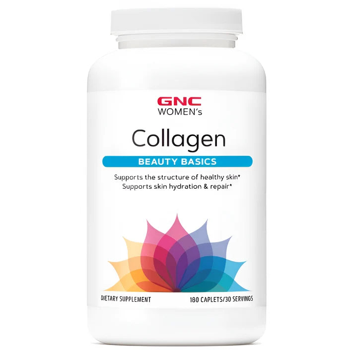GNC Suplemento de Colágeno para Mujer – 180 Cápsulas de Belleza