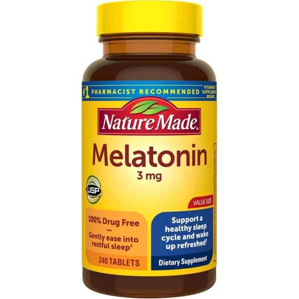 Nature Made Melatonina 3 mg – 240 tabletas
