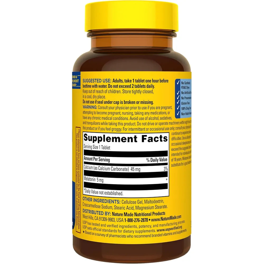 Nature Made Melatonina Extra Strength 5 mg – 90 tabletas