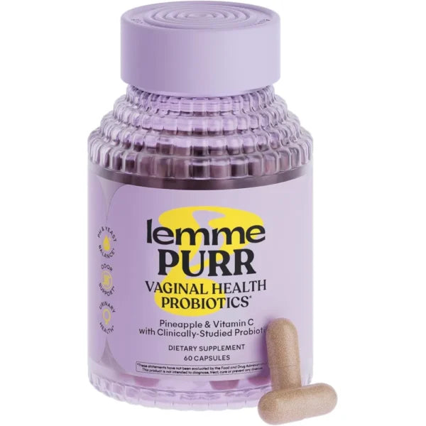 Lemme Purr con Probióticos, Vitamina C y Piña – 60 cápsulas