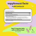 Lemme Purr con Probióticos, Vitamina C y Piña – 60 cápsulas
