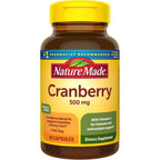 Nature Made Cranberry 500 mg + Vitamina C | 60 cápsulas