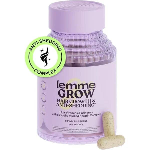 Lemme Grow con Queratina, Vitaminas y Minerales – 60 cápsulas