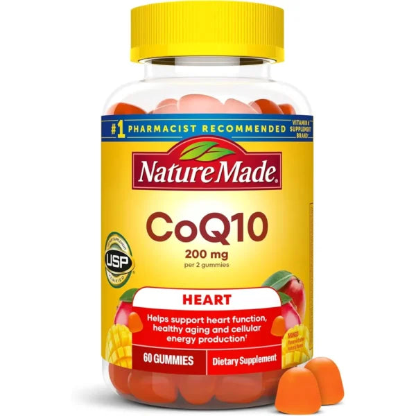 Nature Made CoQ10 200 mg por porción – 60 gomitas