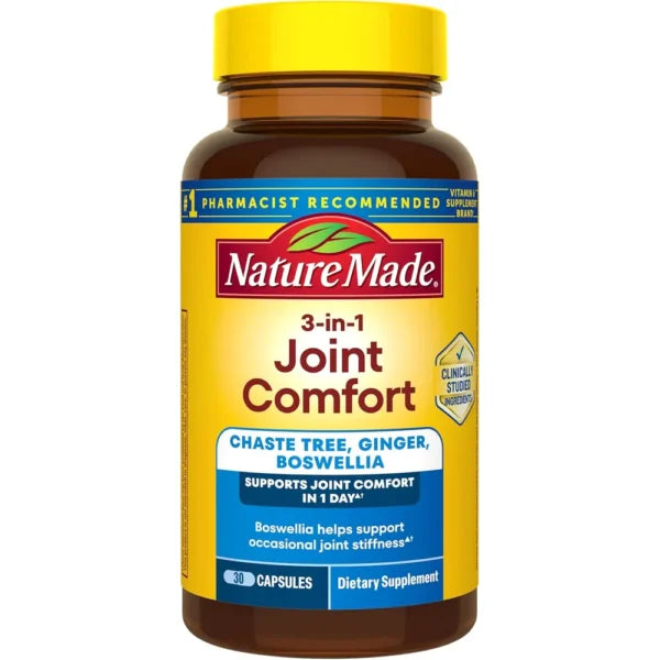 Nature Made 3-in-1 Joint Comfort | 30 cápsulas para Bienestar Articular