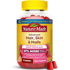 Nature Made Advanced Hair, Skin & Nails | 80 gomitas con Biotina